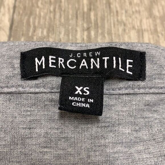 J. Crew Merchantile Lace Up Sweatshirt Dress - Picture 8 of 8